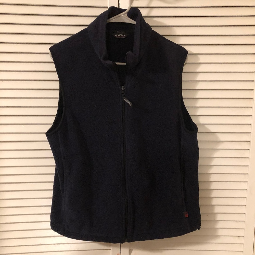 Woolrich Navy Fleece Vest